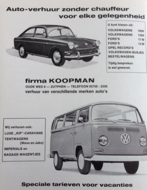 advertentie uit de jaren 60